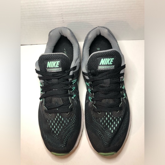 Nike Women's Gray and Teal Running Shoes - Picture 9 of 16